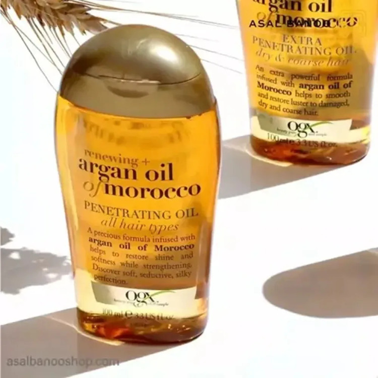 روغن مو او جی ایکس مدل Extra Penetrating Oil ضد وز و موخوره و ترمیم قوی مو 100 میلی لیتر