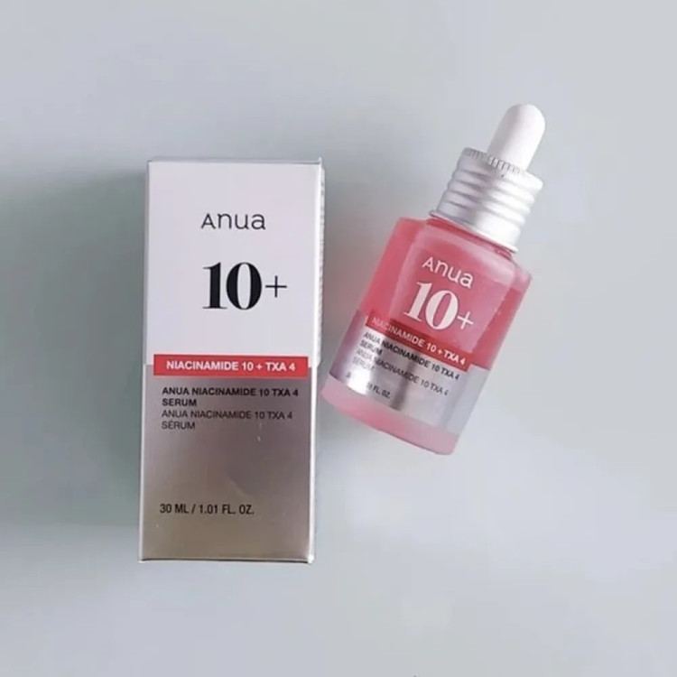 سرم صورت آنوا مدل Niacinamide 10% + TXA 4% حجم 30 میلی لیتر