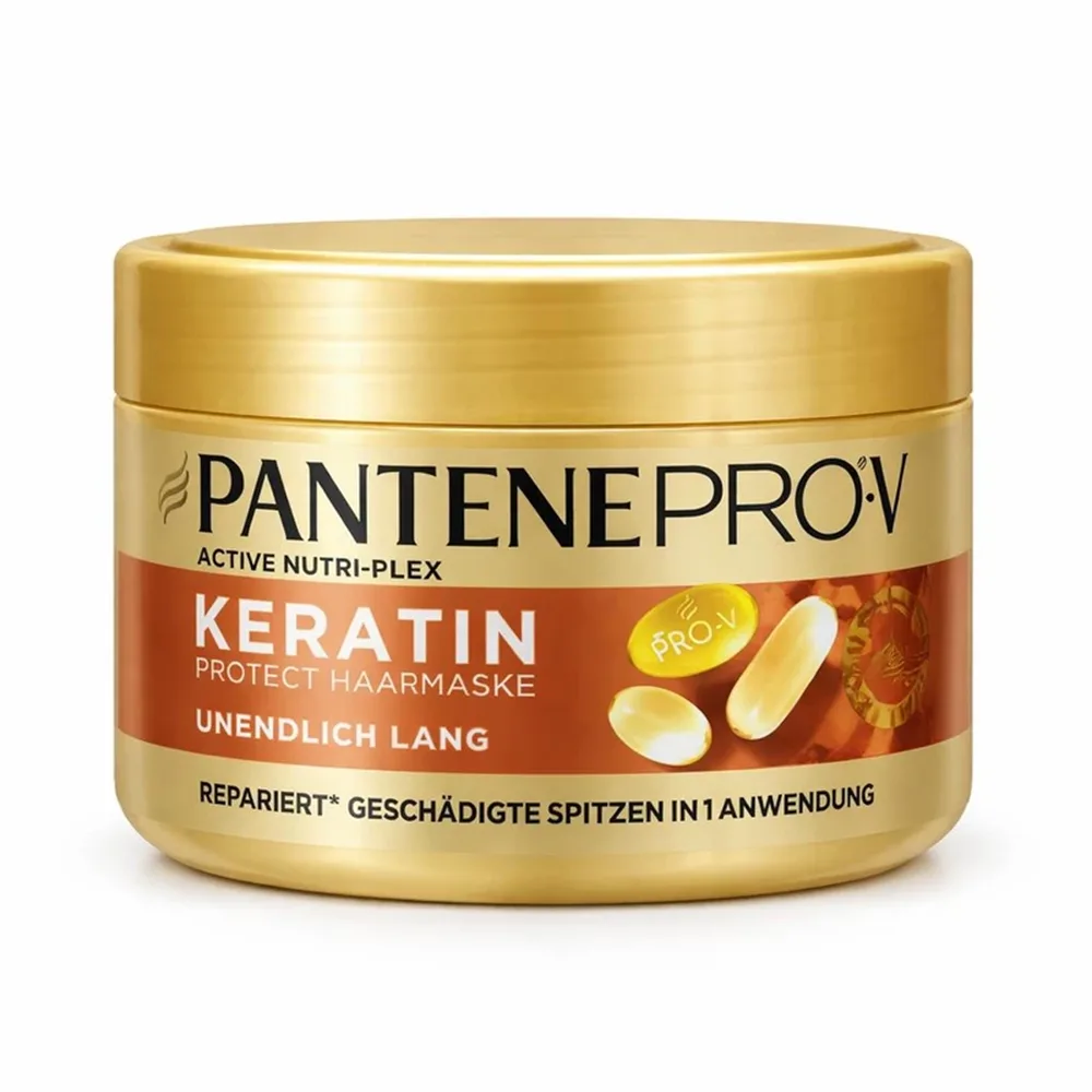 ماسک مو تقویت کننده پنتن مدل Keratin Protect Haarmaske حجم 300 میلی لیتر