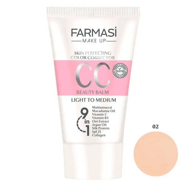 سی سی کرم فارماسی مدل Skin Perfecting Balm با SPF 25 حجم 50 میلیلیتر