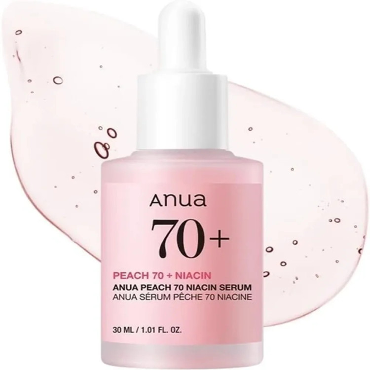 سرم روشنکننده نیاسینامید 70+ آنوا مدل Peach حجم 30 میلیلیتر