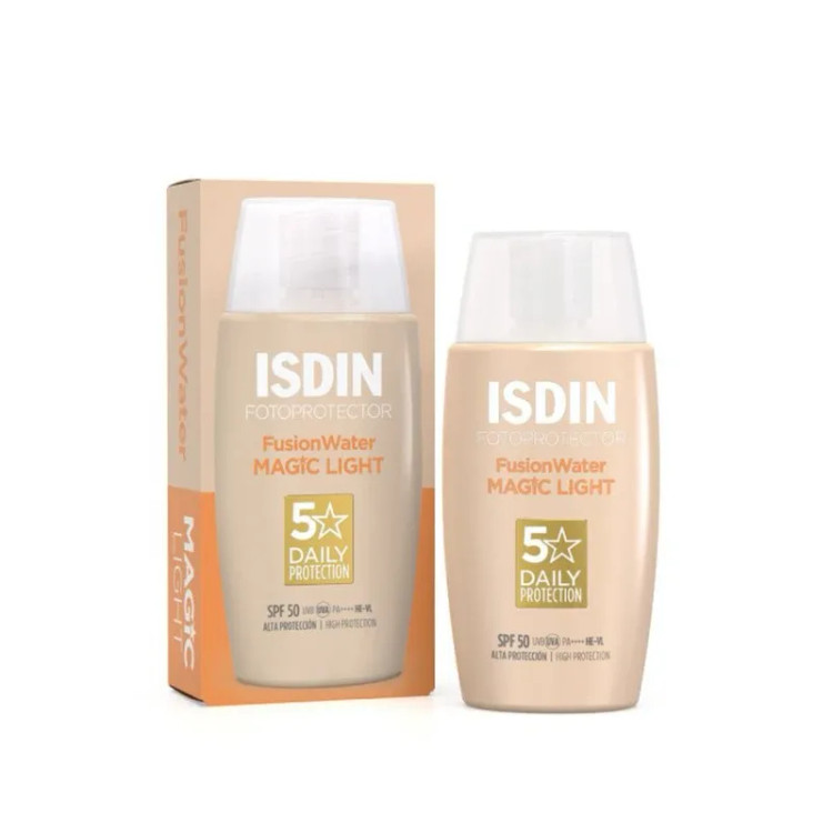 ضد آفتاب ایزدین مجیک فیوژن واتر spf50 ایزدین حجم 50 میلی لیتر