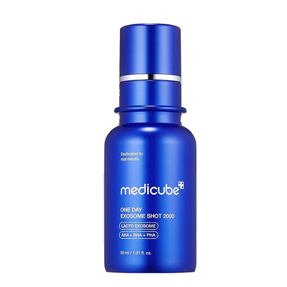 سرم کنترل منافذ و لایه بردار One Day اگزوزوم‌ شات مدی کیوب حجم 30ml