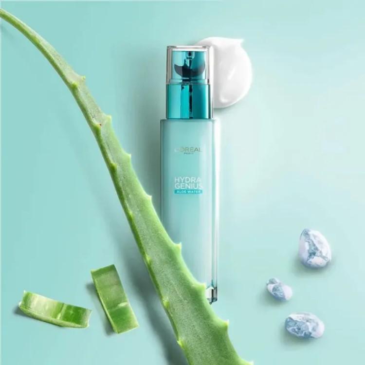 سرم آبرسان لورال l’oreal هیدرا جنیوس پوست چرب و مختلط 70 میل