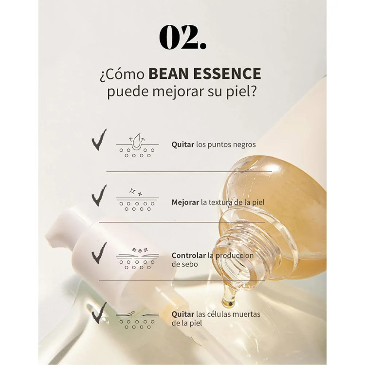 اسنس لایه بردار لوبیا میکسون mixsoon Bean Essence حجم 50 میلی لیتر