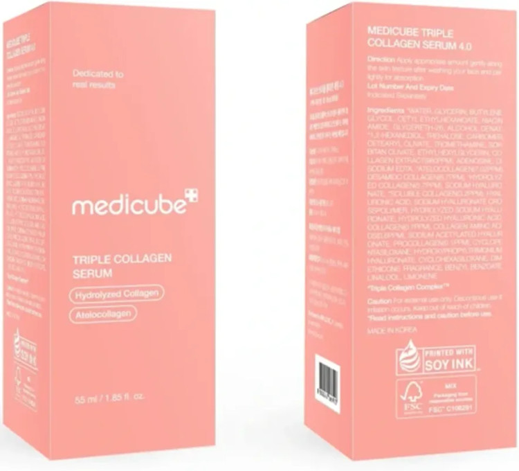 سرم جوانساز تریپل کلاژن Triple collagen مدی کیوب با حجم 55 میل