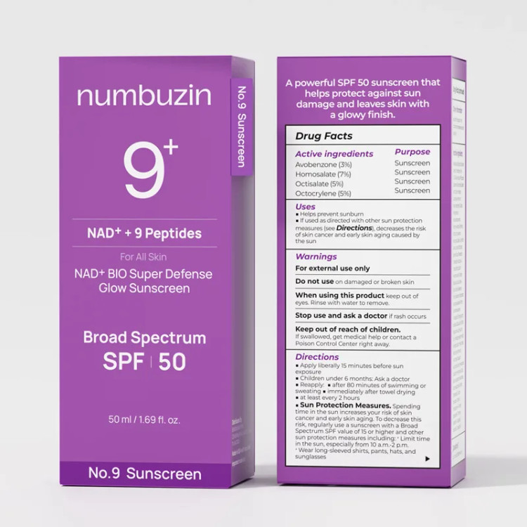 كرم ضدآفتاب بي رنگ دست،صورت،دورچشم نامبوزین مدل No.9 حجم 50ml